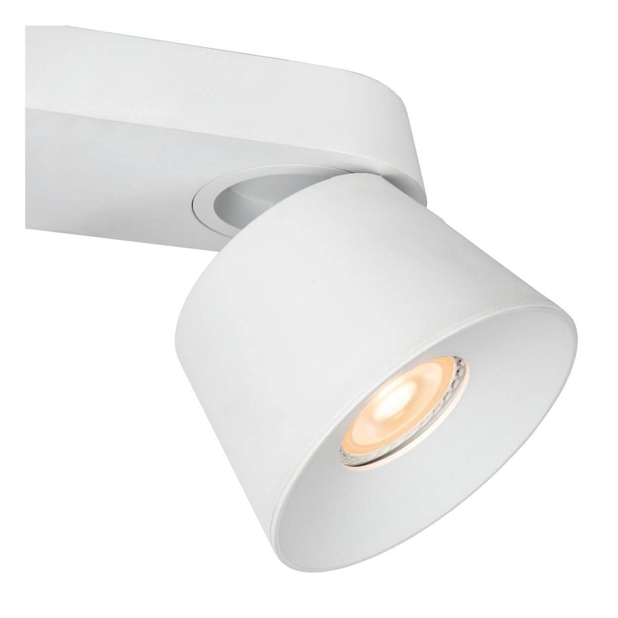Plafonnier Trigono 2 lumières blanc