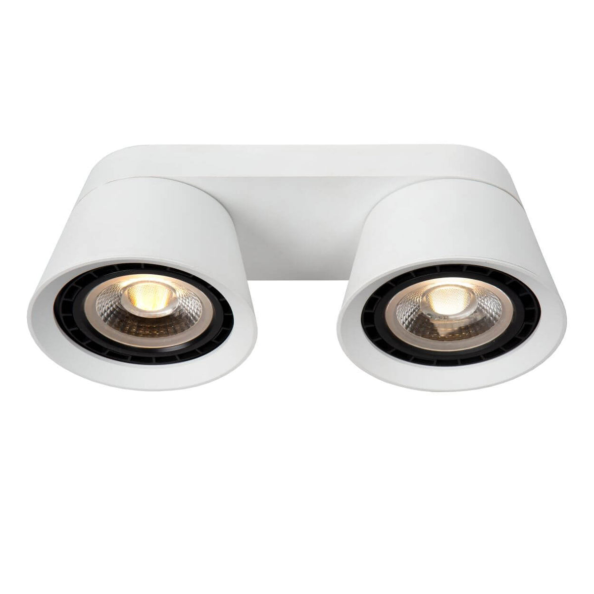 Plafonnier Trigono blanc, L 29,7 cm