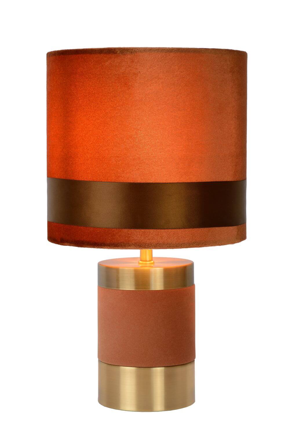 Lampe à poser Extravaganza Frizzle marron, coton