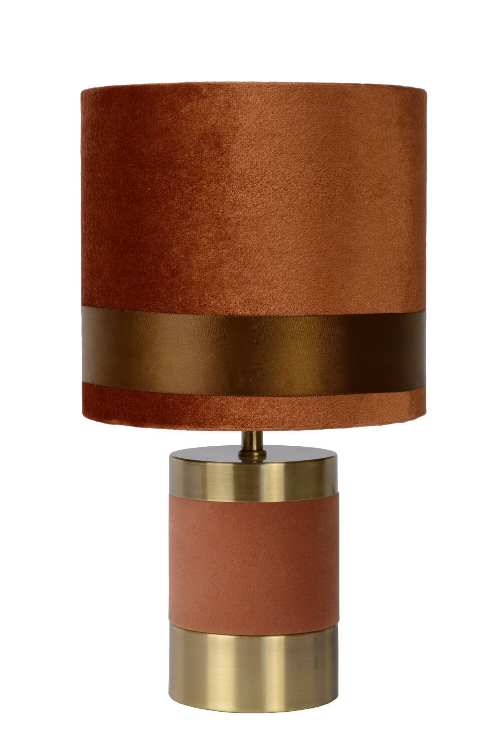 Lampe à poser Extravaganza Frizzle marron, coton