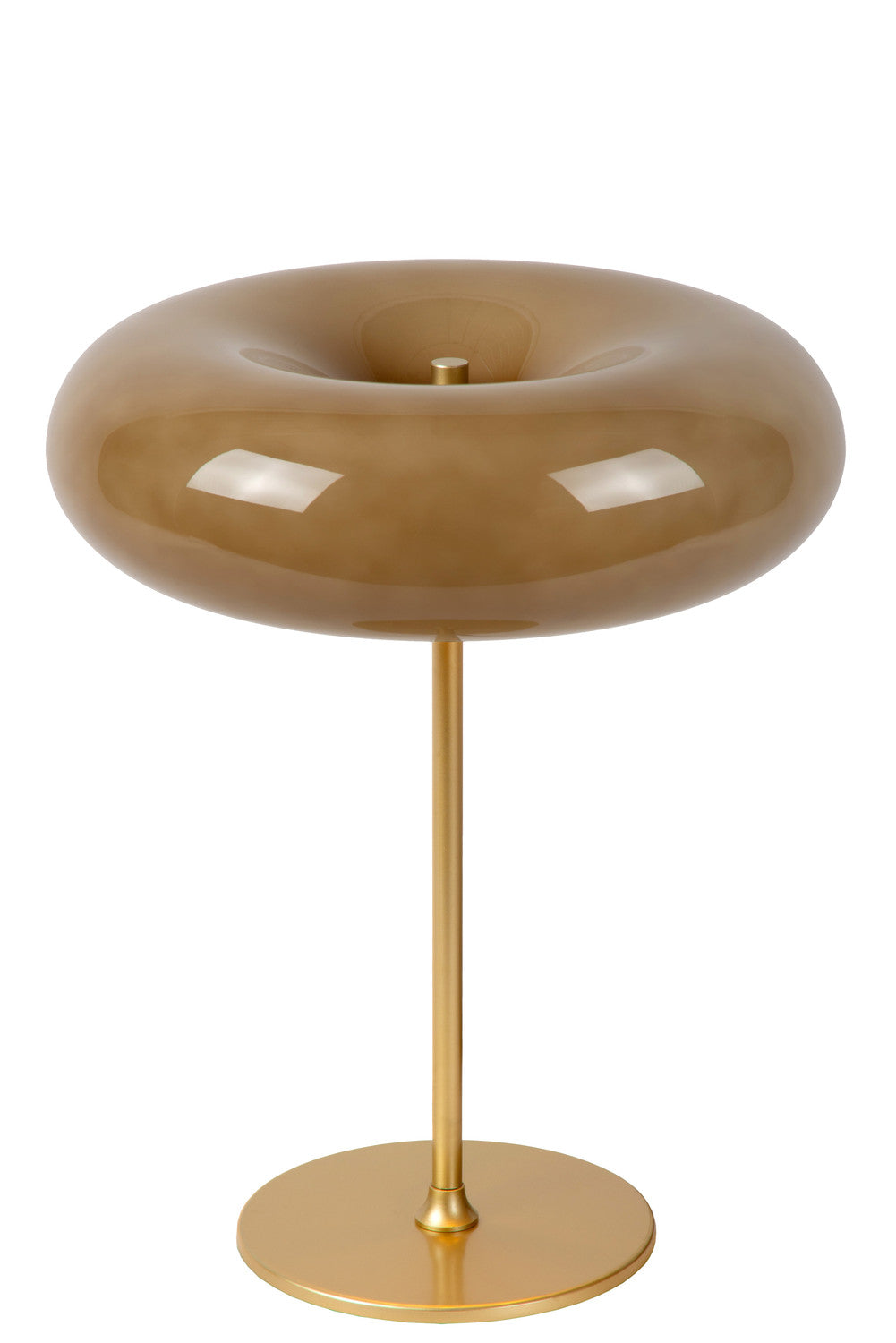 Lampe à poser Sentino 3 lumières taupe, verre