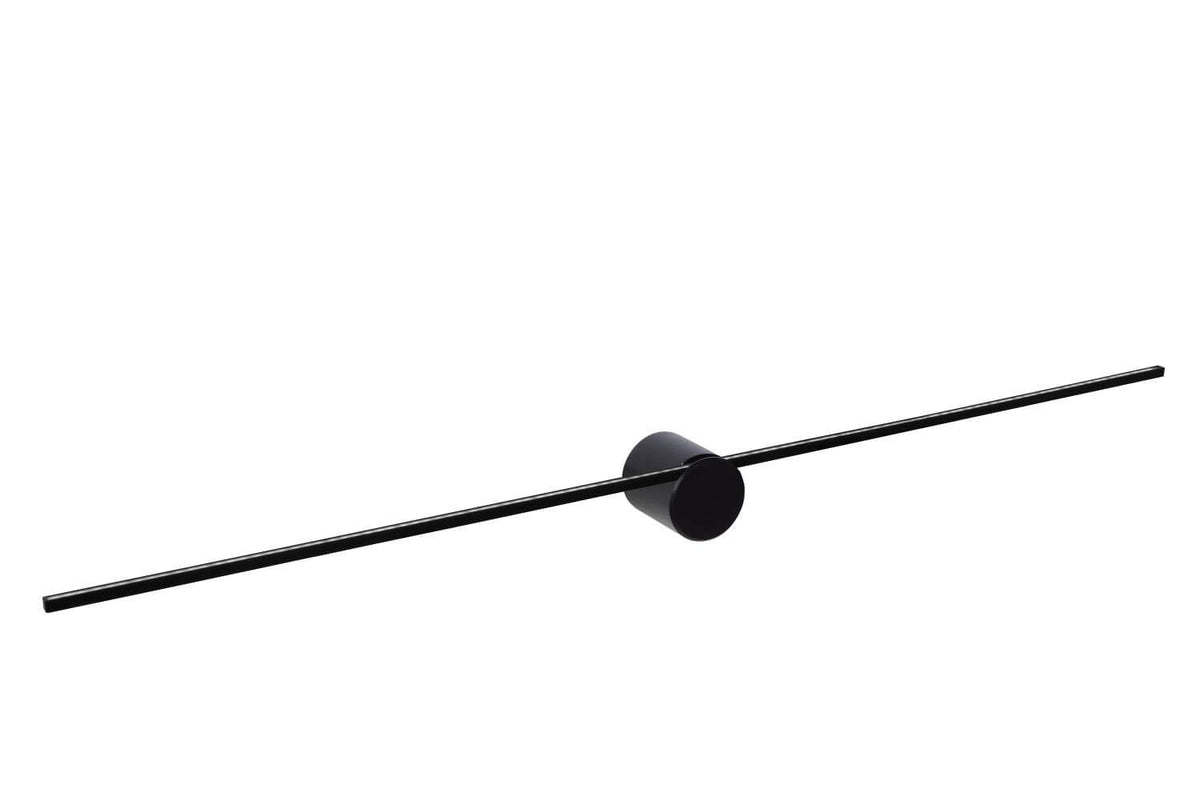 Applique murale Mizar noire, L 90 cm