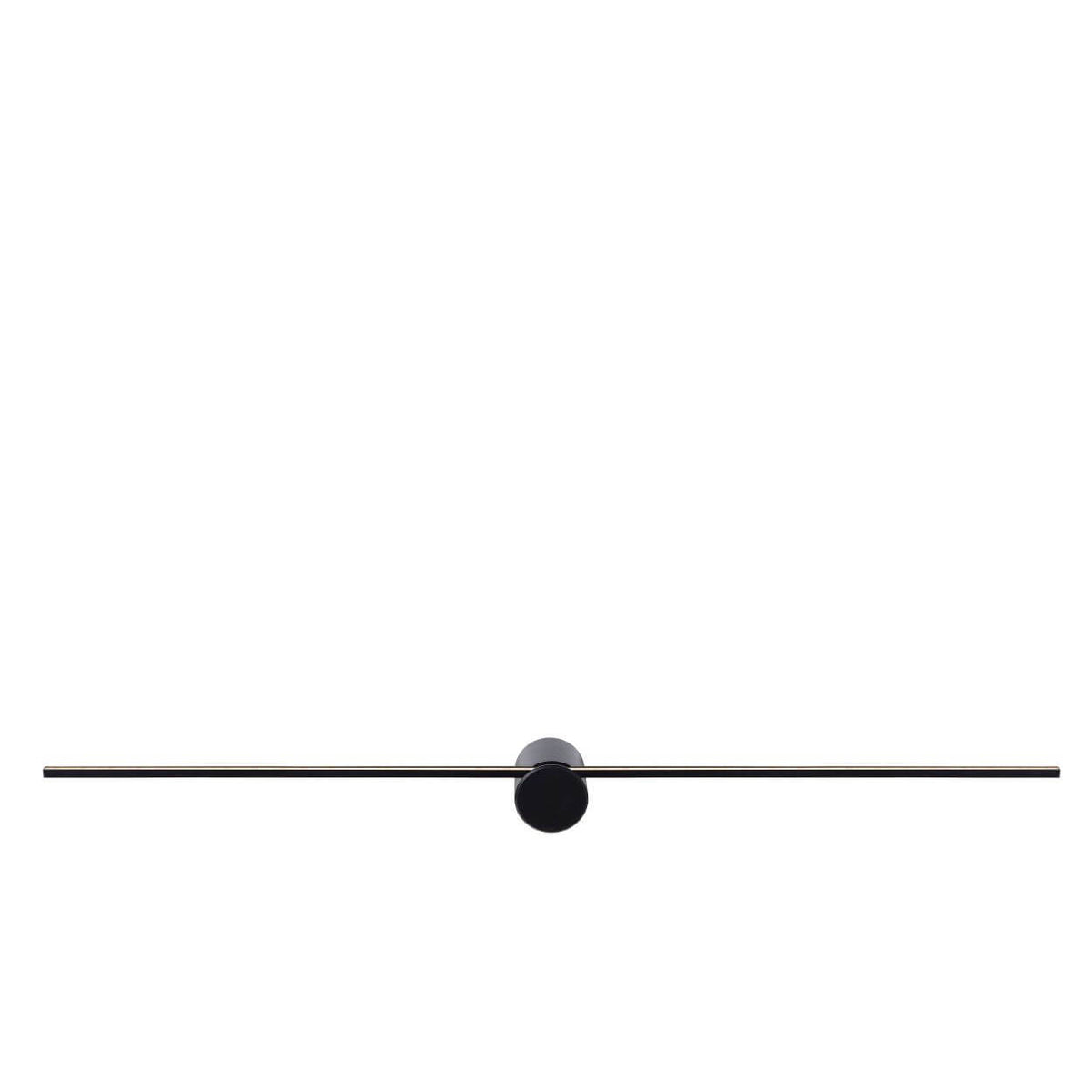 Applique murale Mizar noire, L 90 cm