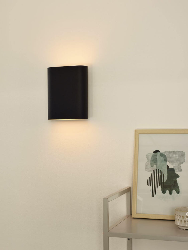Applique murale Ovalis 2 lumières noire