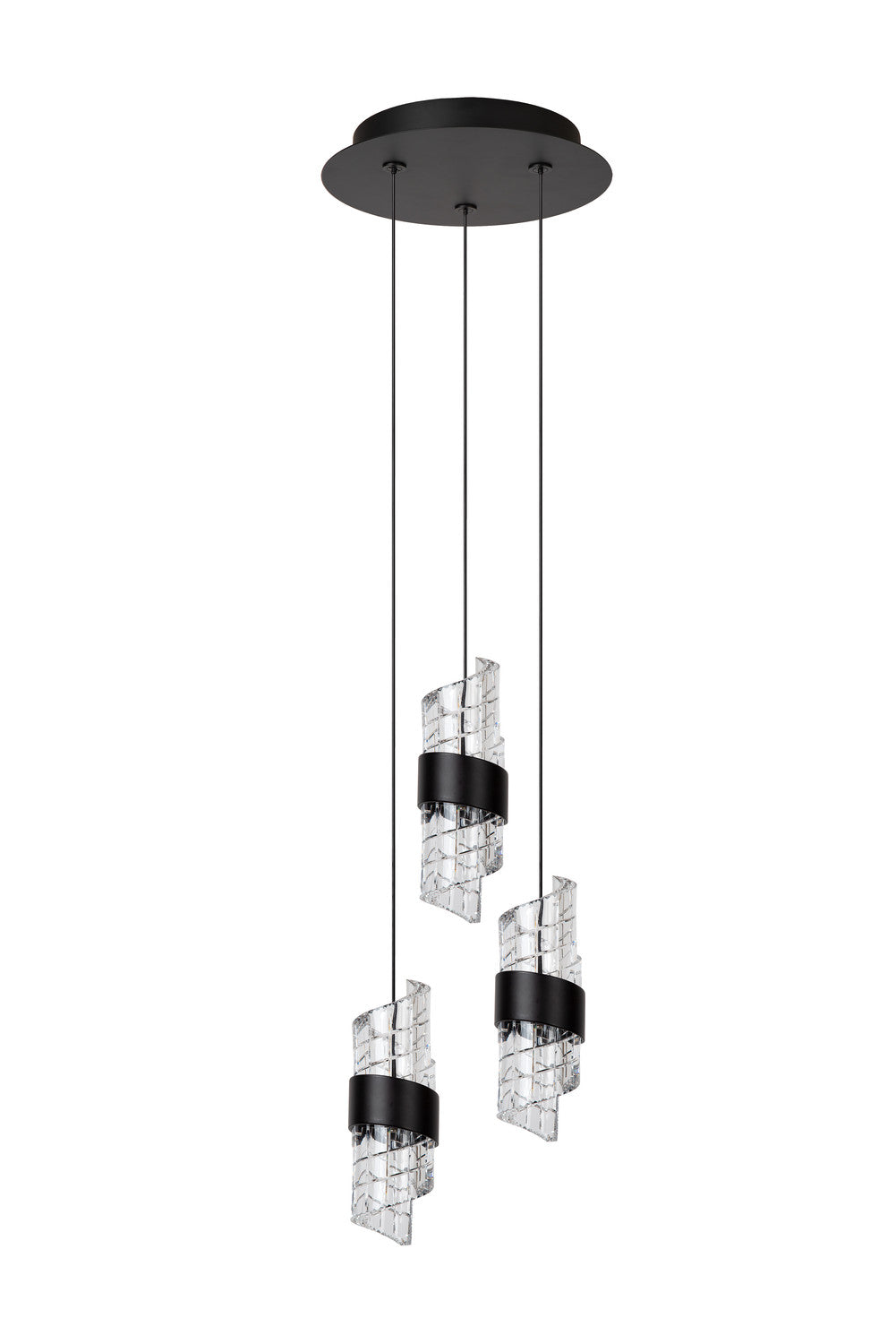Suspension Kligande noire, H 70 cm (13496/21/30)
