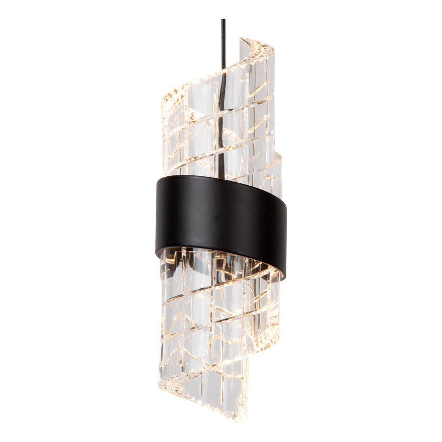 Suspension Kligande noire, H 70 cm (13496/21/30)