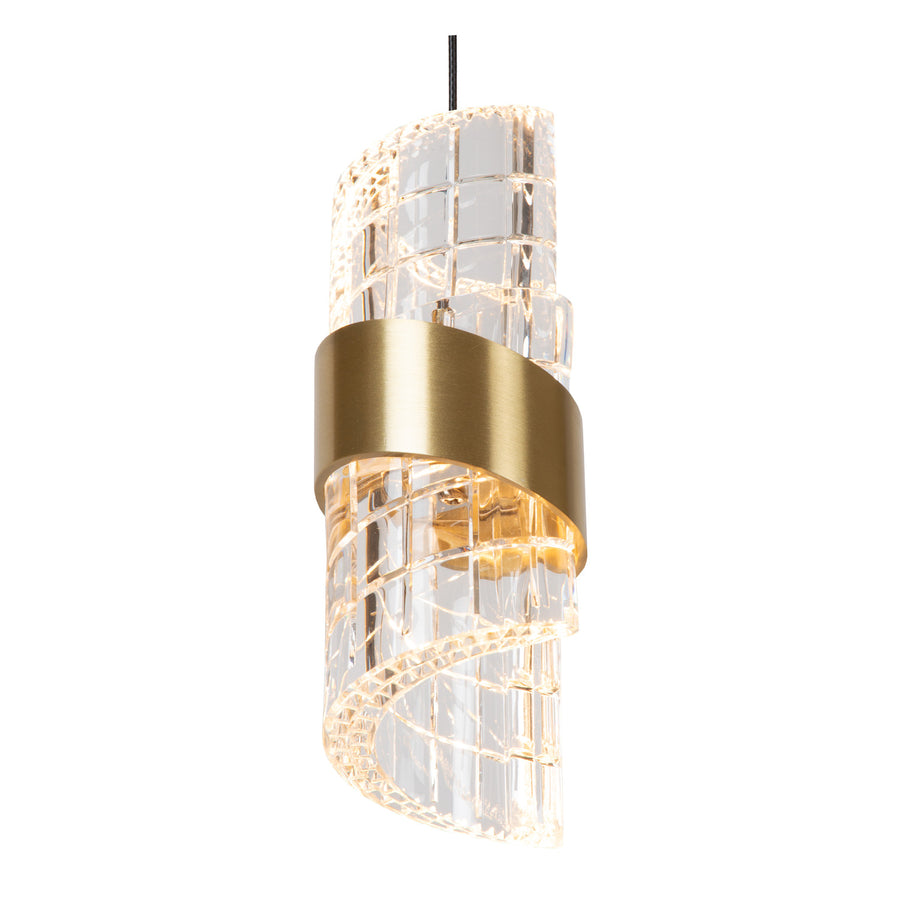 Suspension Kligande dorée, H 70 cm (13496/36/02)