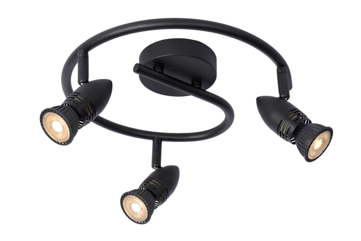 Plafonnier Caro 3 lumières noir