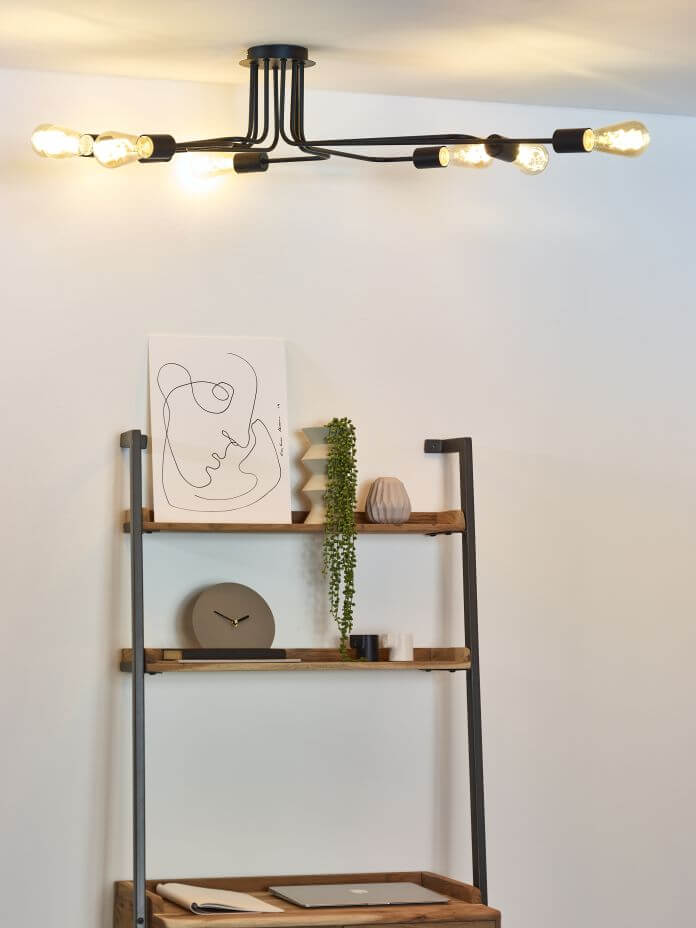 Luminaire plafonnier | Lester Noir