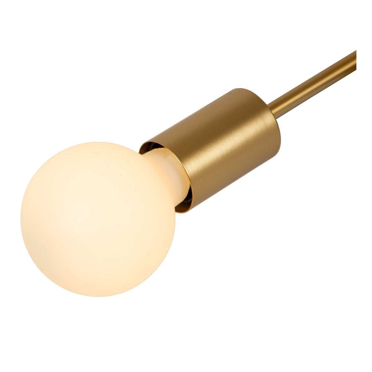 Plafonnier Lester 4 lumières doré mat