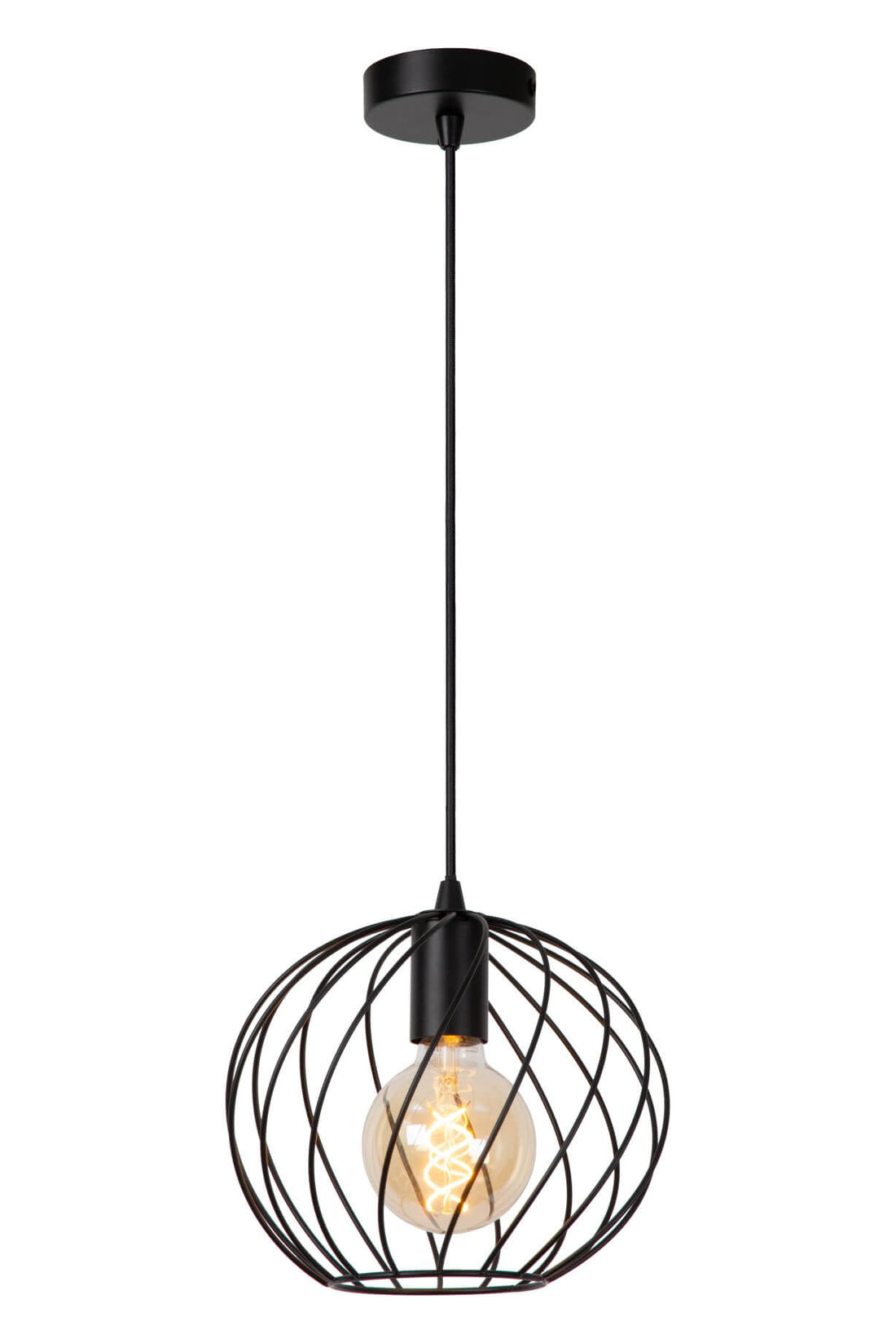 Suspension Danza noire, H 60 cm