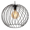 Suspension Danza noire, H 70 cm