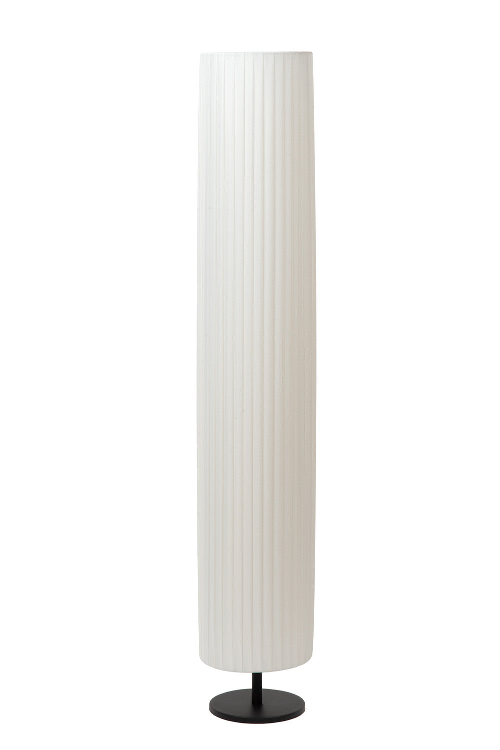 Lampadaire Fold 2 lumières blanc, tissu