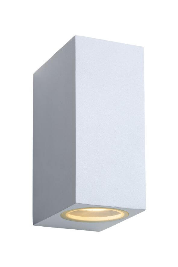 Applique extérieure Zora 2 lumières blanche