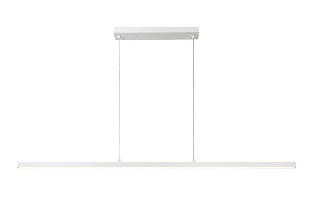 Suspension Sigma blanche, L 147,7 cm