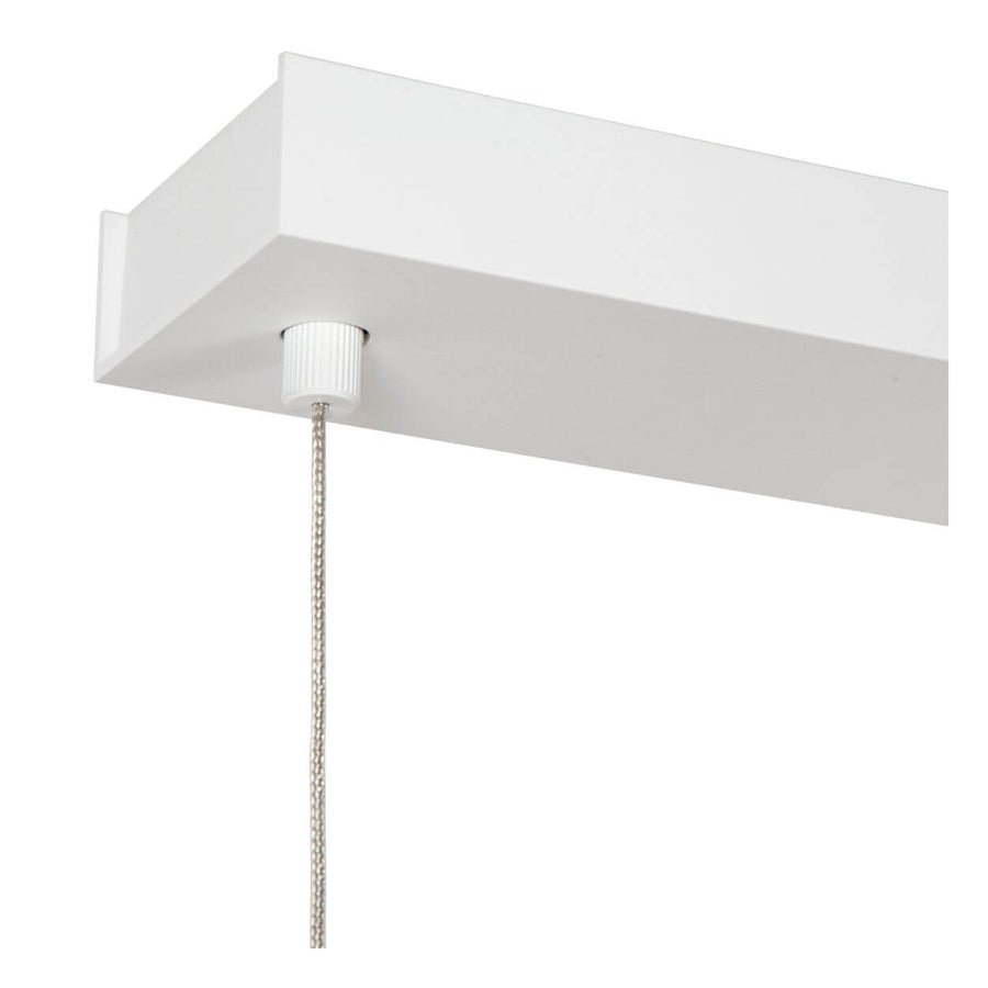 Suspension Sigma blanche, L 147,7 cm