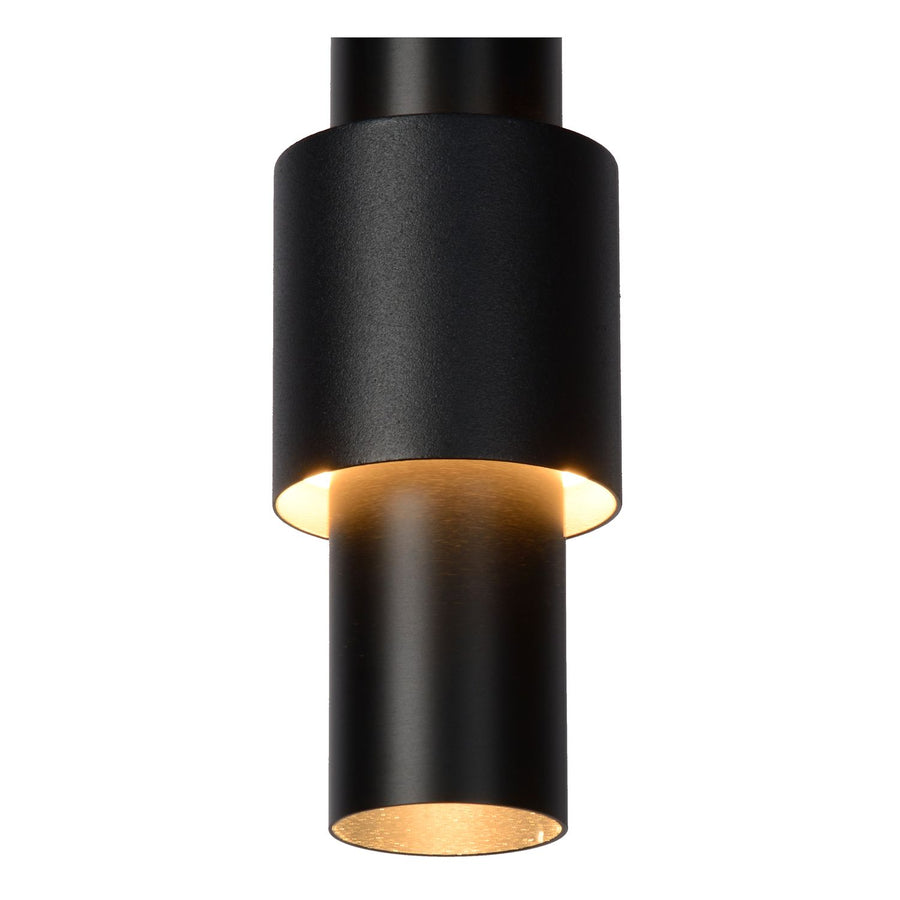 Suspension Margary noire, H 50 cm