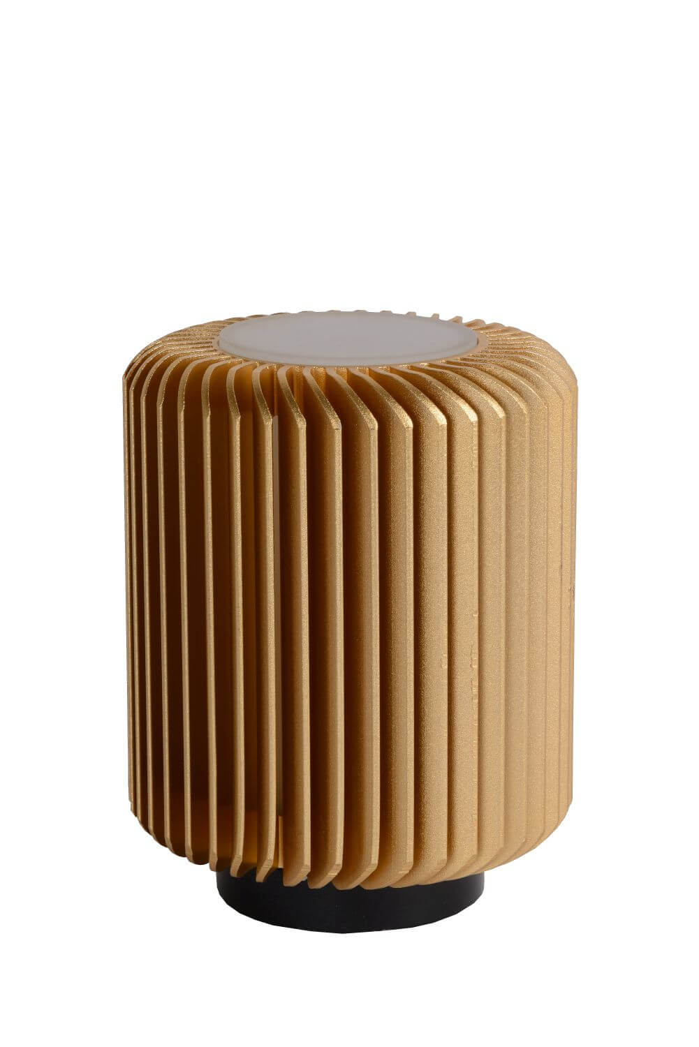 Lampe à poser Turbin dorée mat et noire