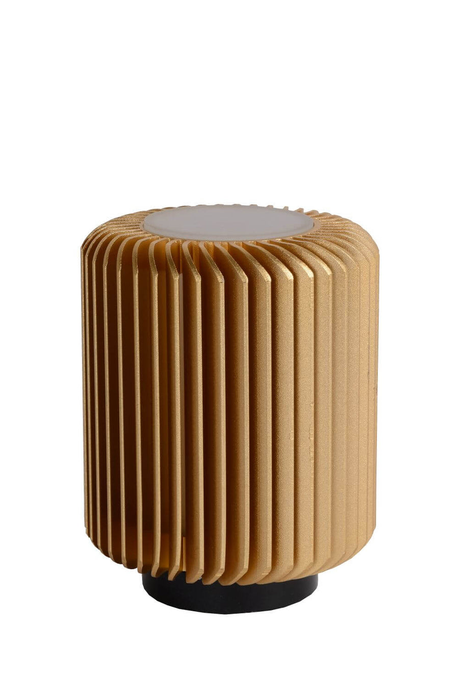 Lampe à poser Turbin dorée mat et noire