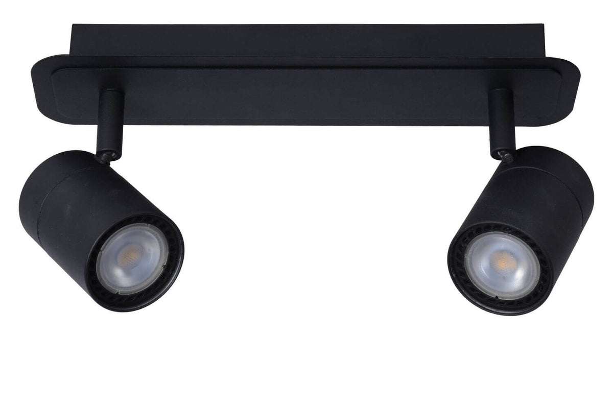 Plafonnier Lennert 2 lumières noir