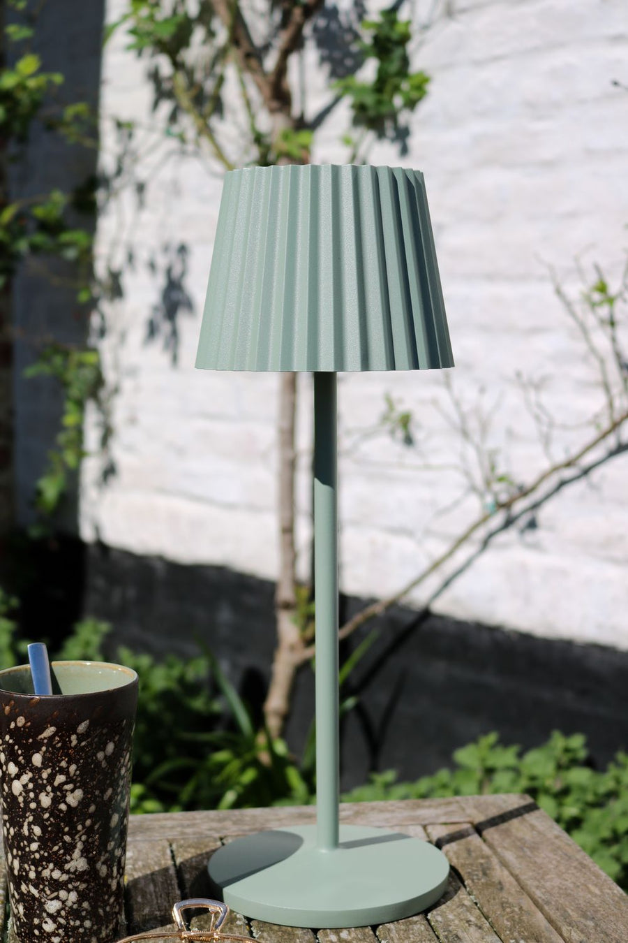 Lampe extérieure Justine verte