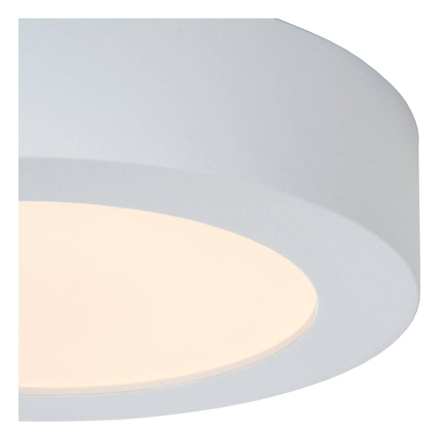 Plafonnier Brice blanc, Ø 18 cm