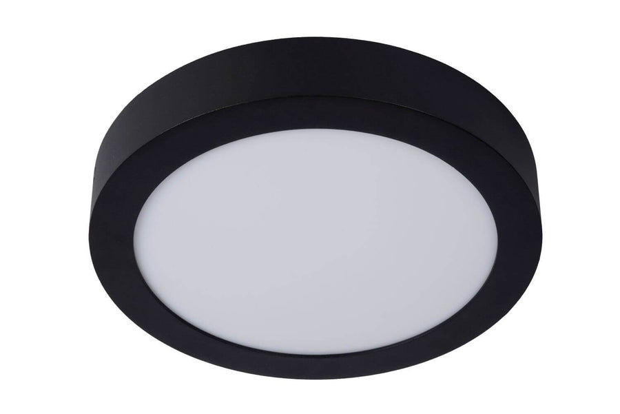 Plafonnier Brice noir, Ø 24 cm