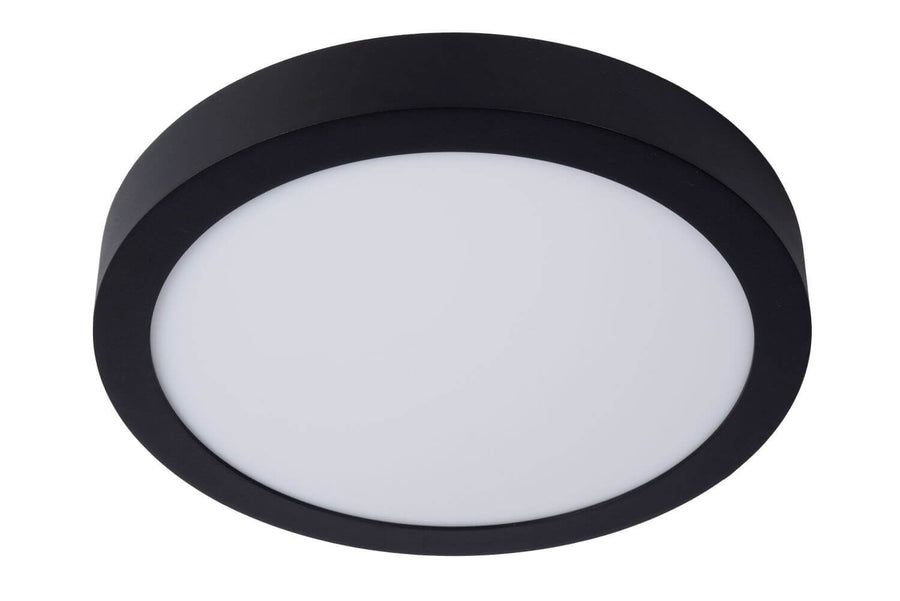 Plafonnier Brice noir, Ø 30 cm