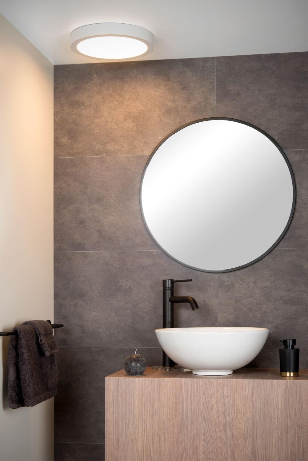 Plafonnier LED | Brice Blanc Ø 30 cm