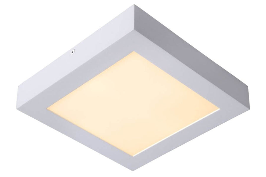 Plafonnier Brice blanc, L 22 cm