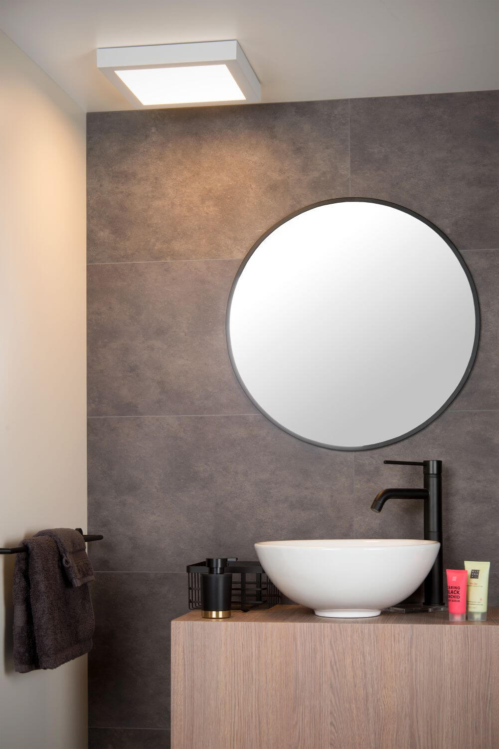 Plafonnier LED | Brice Blanc L 30 cm