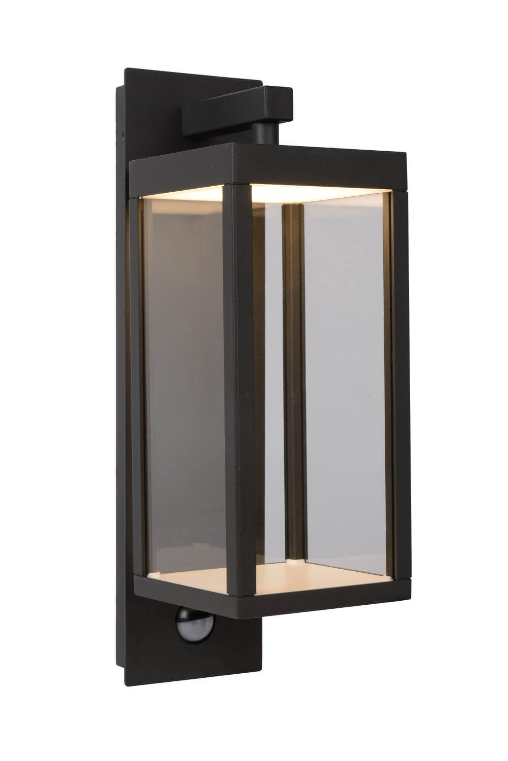 Applique extérieure Clairette anthracite, verre
