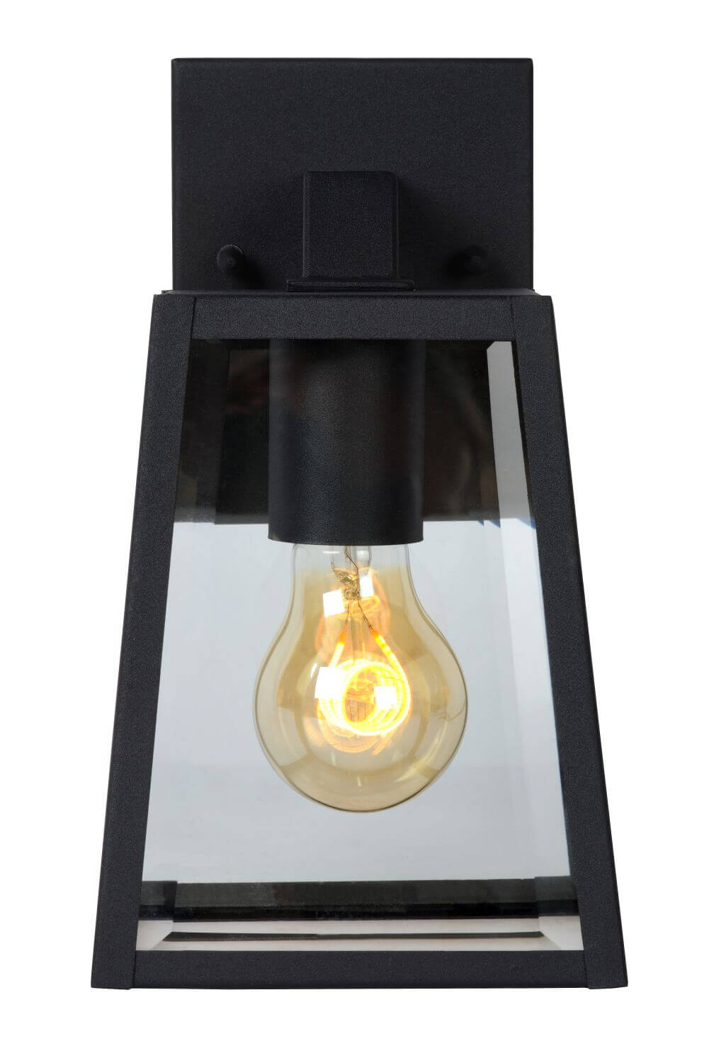 Applique extérieure Matslot noire, H 24,6 cm