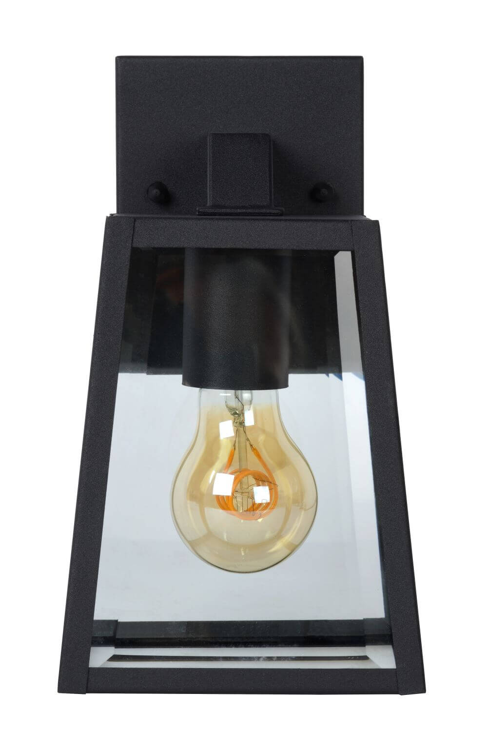 Applique extérieure Matslot noire, H 24,6 cm