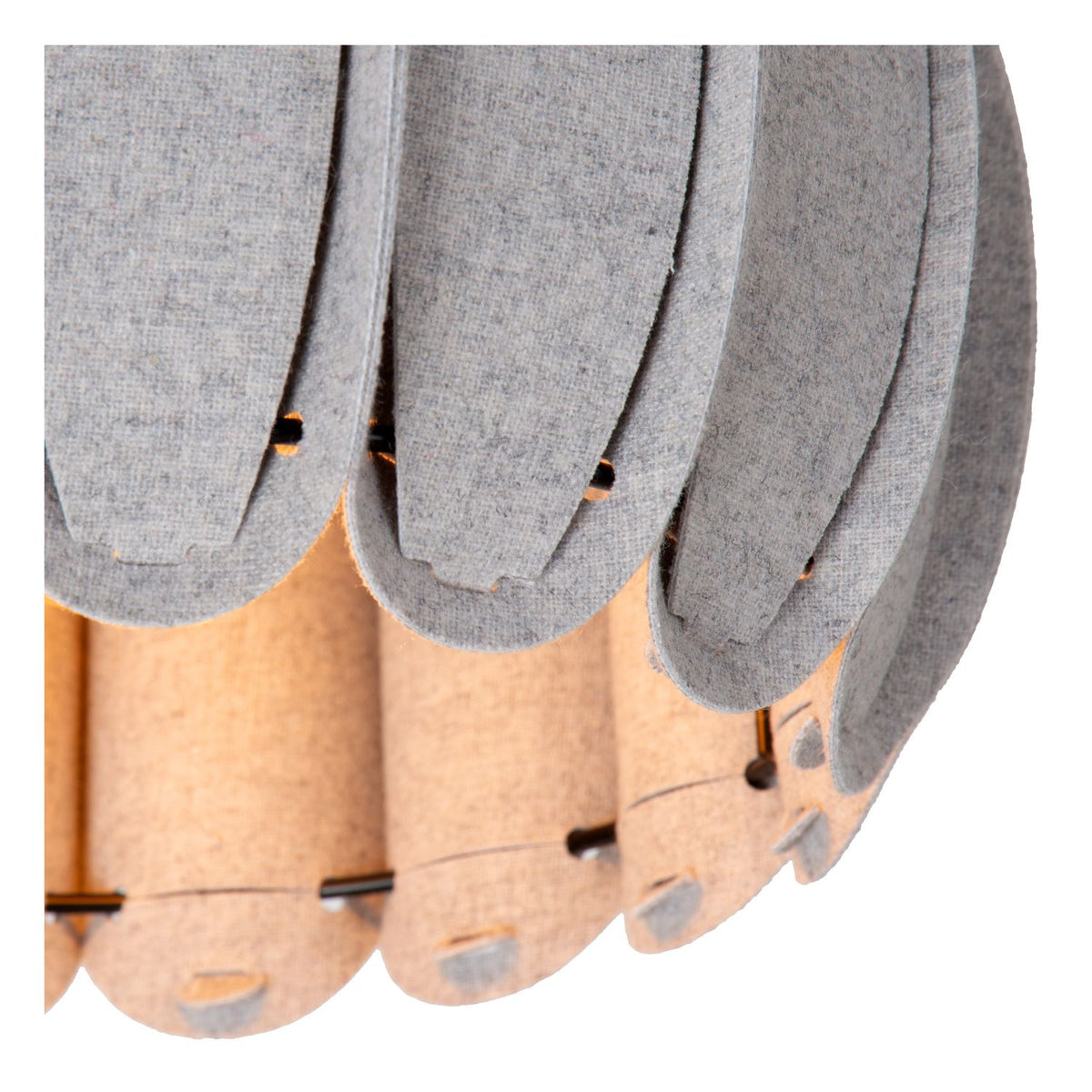 Plafonnier Spencer gris et noir