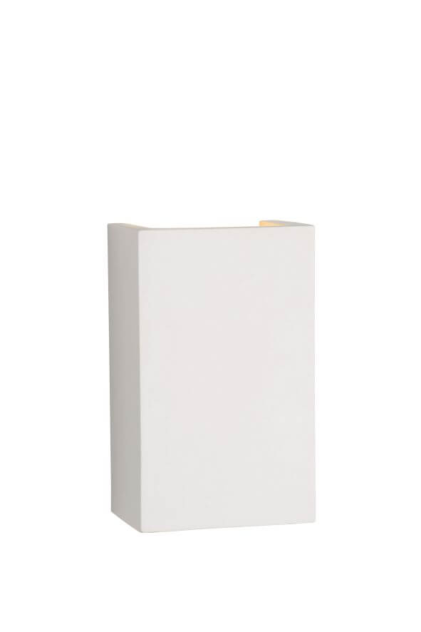 Applique murale Gipsy blanche, plâtre, H 18 cm (35201/18/31)