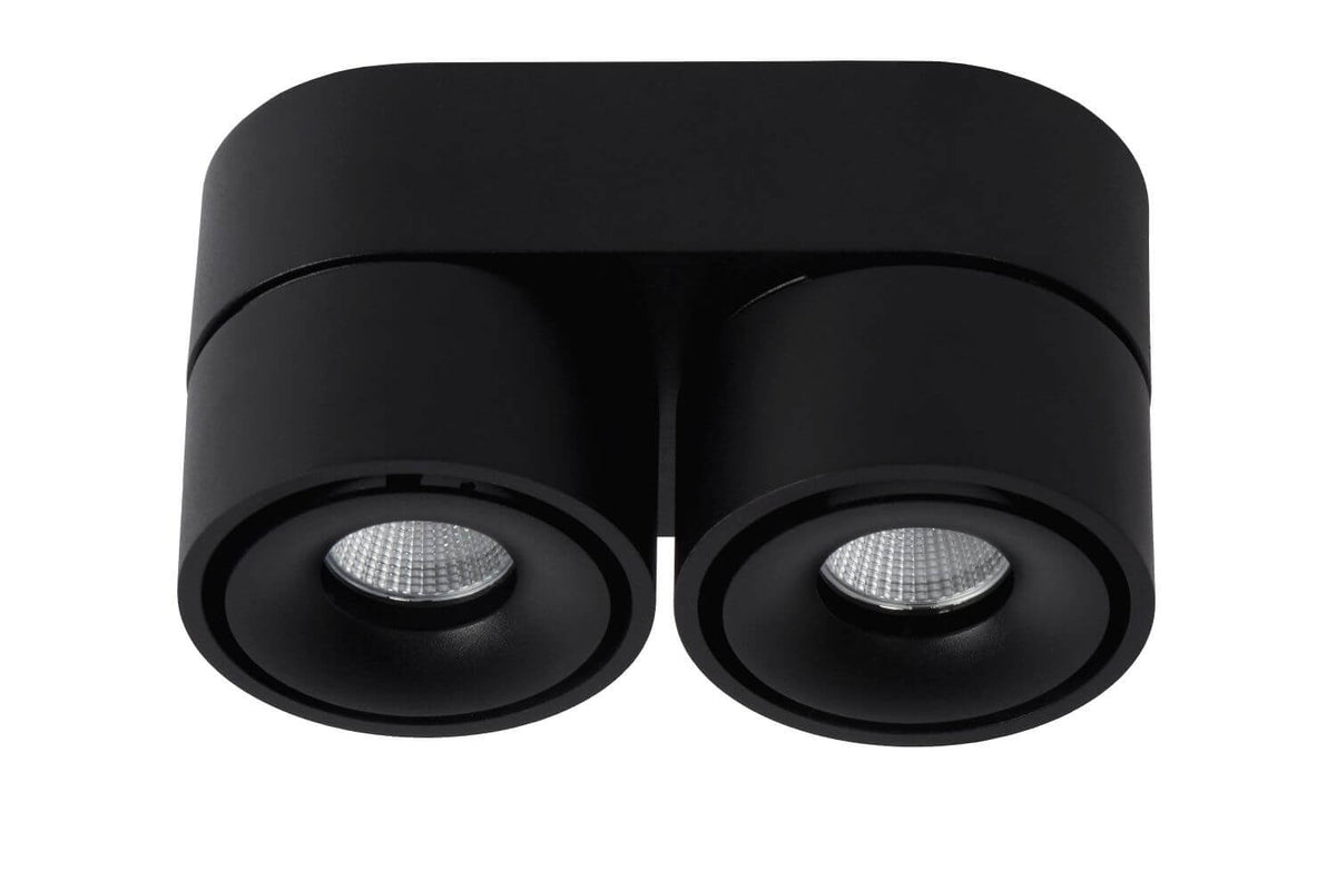 Plafonnier Yumiko noir, L 16,1 cm