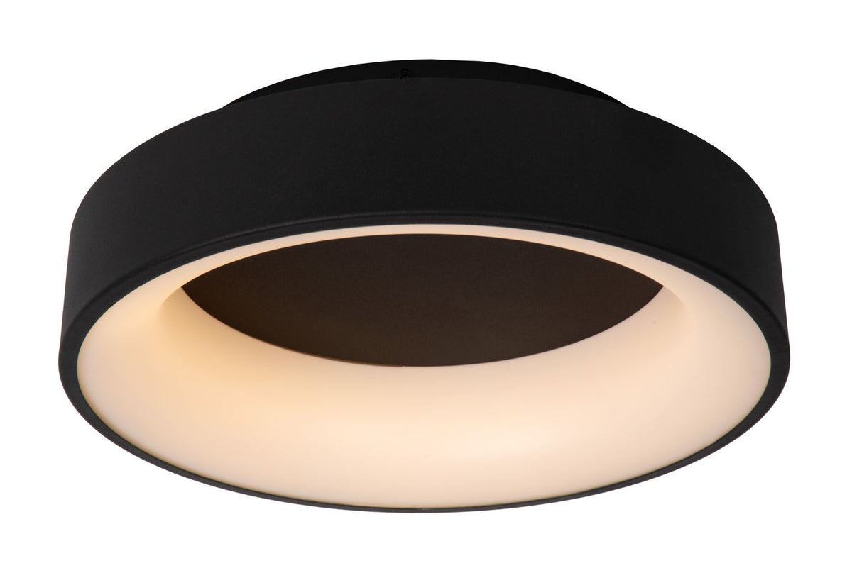 Plafonnier Mirage noir, Ø 38 cm