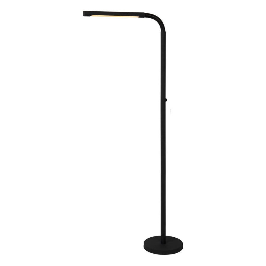 Lampadaire Gilly noir, H 119 cm