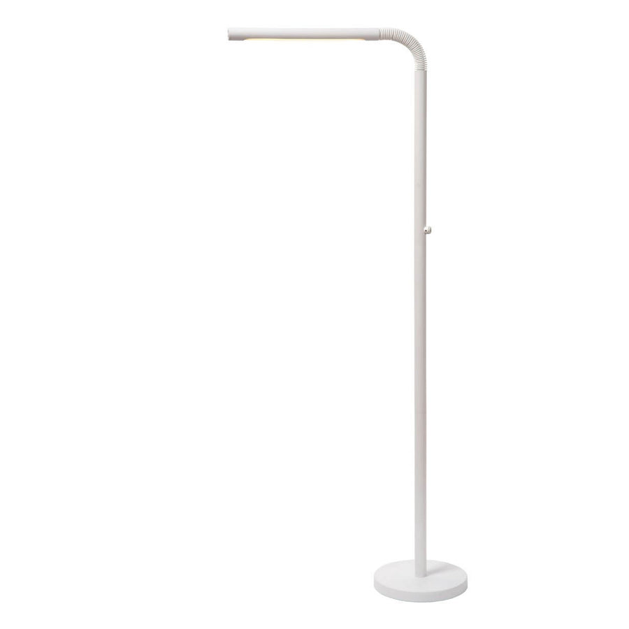 Lampadaire Gilly blanc, H 119 cm
