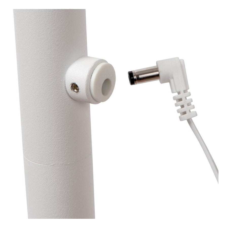 Lampadaire Gilly blanc, H 119 cm