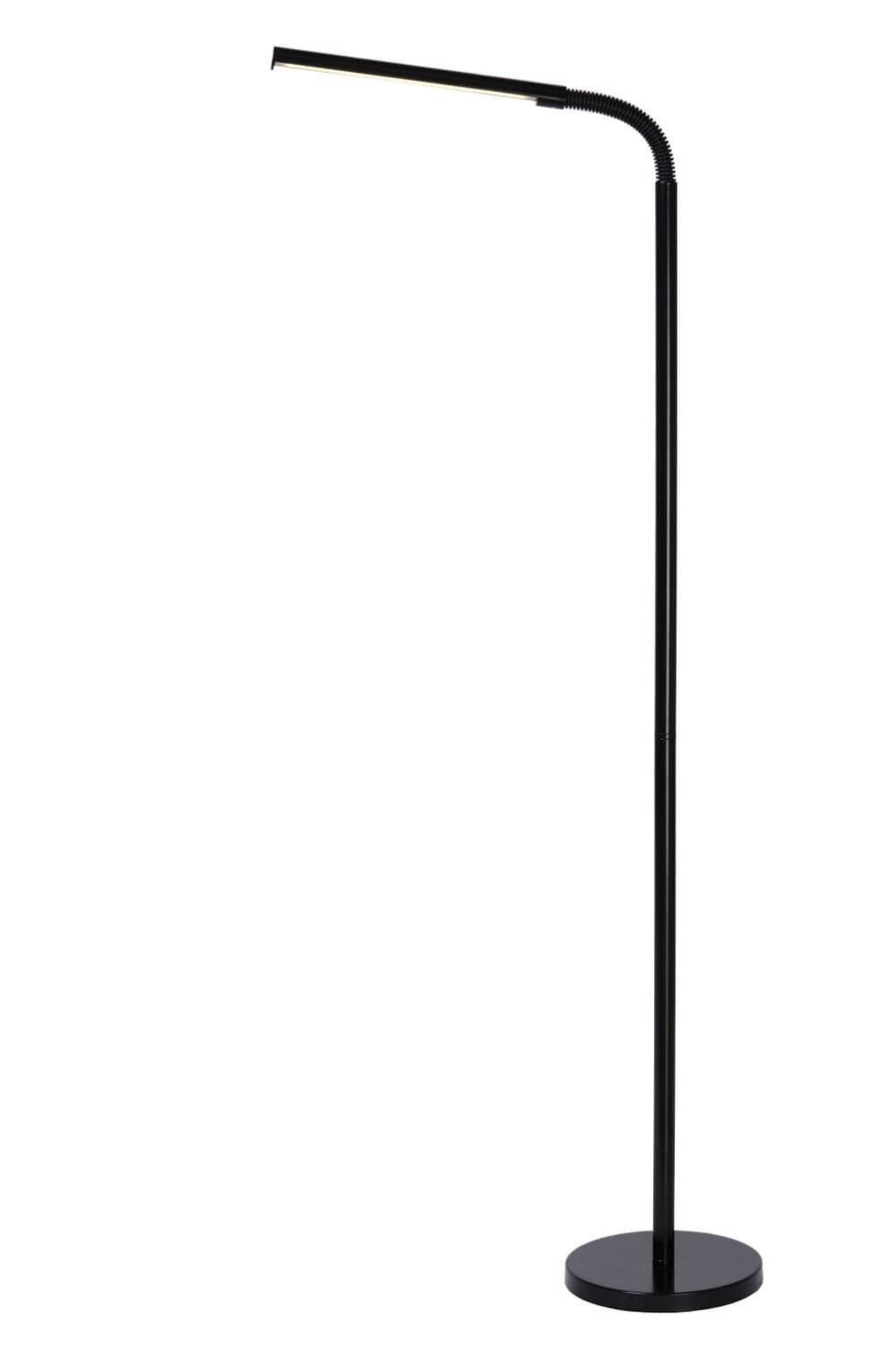 Lampadaire Gilly noir, H 153 cm