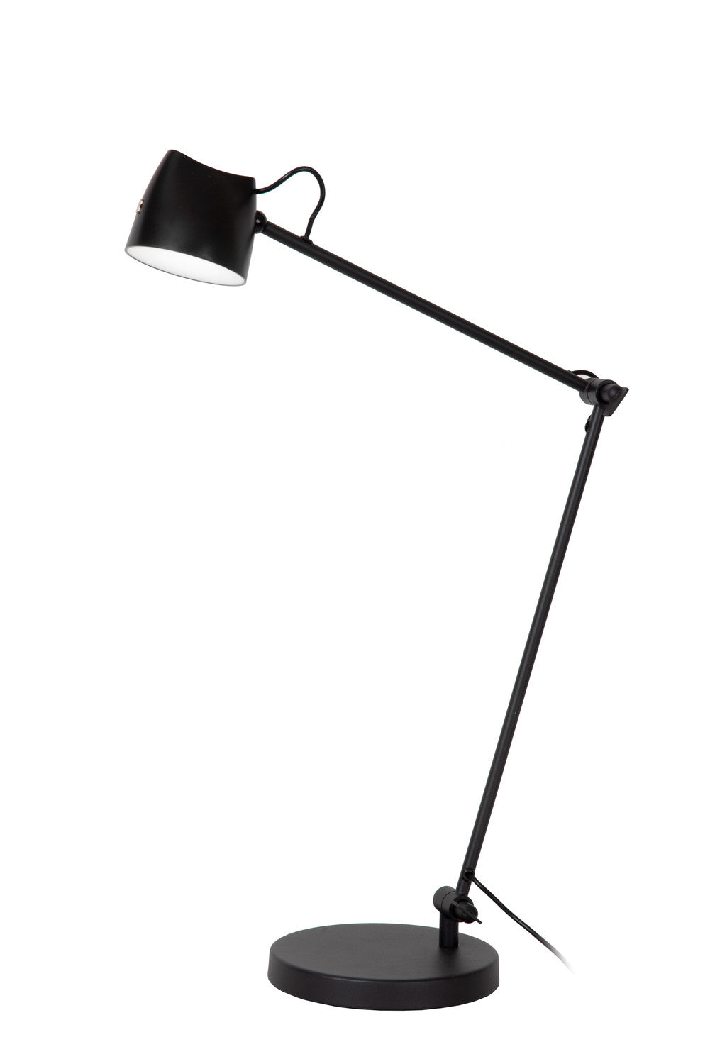Lampadaire Milne noir, H 42 cm