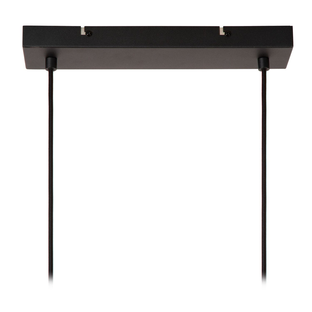 Suspension Maya 4 lumières beige et noire, coton