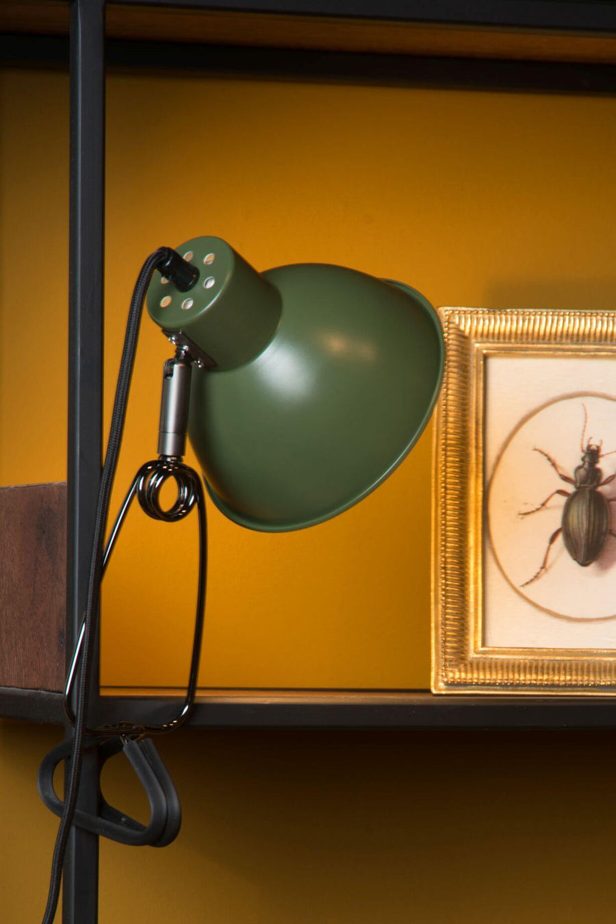 Lampe de bureau Moys verte