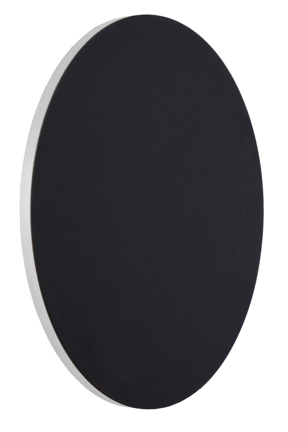 Applique murale Eklyps noire, Ø 25 cm