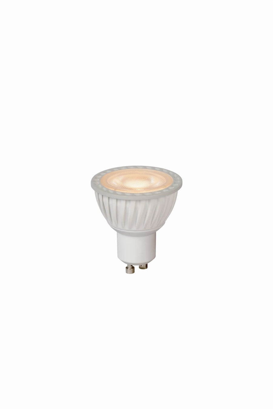 Lot de 3 ampoules LED GU10 blanche et transparente, 5 W | Lucide