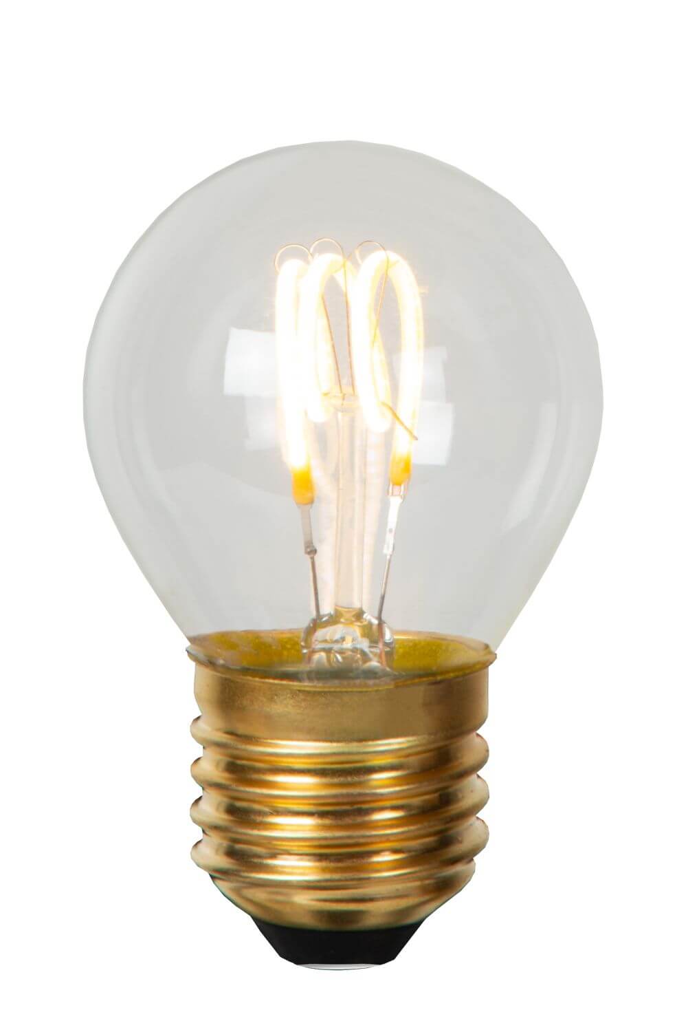 Ampoule LED E27 à filament transparente, 3 W | Lucide