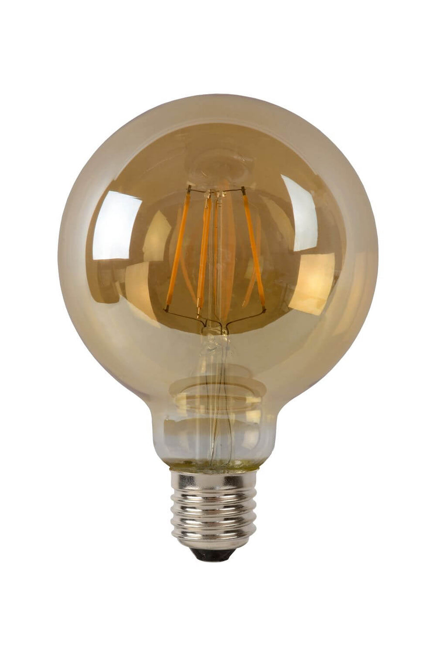 Ampoule LED E27 globe à filament ambrée, 5 W | Lucide (49069/05/62)