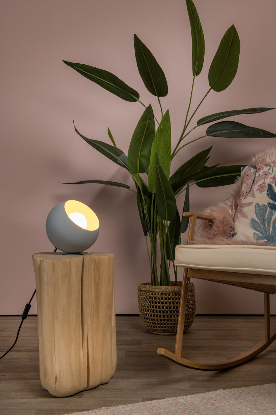 Lampe à poser Doredos bleu